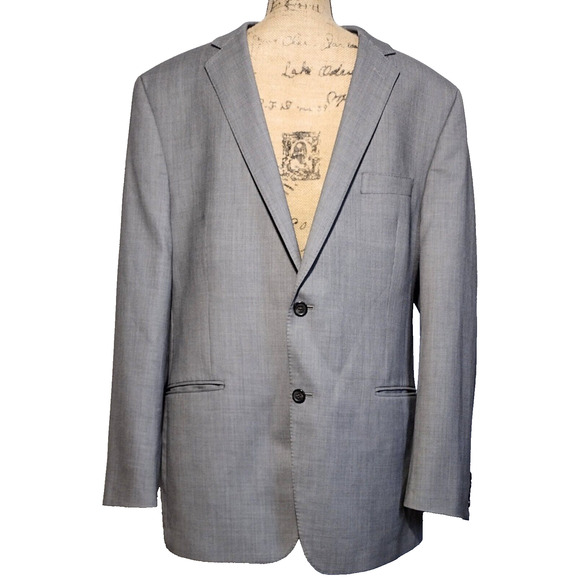 Ralph Lauren Black Label Mens Slim Fit Sport Coat Jacket Blazer Wool 46L
